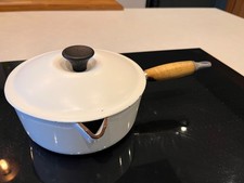 Vintage Le Creuset  White Cast