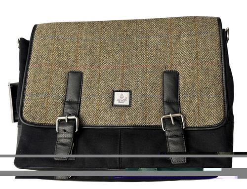 Harris tweed messenger - tweed,