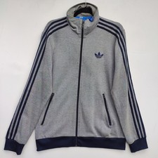 Adidas Originals Grey Beckenbauer Tracksuit Top Jacket | Men's Medium