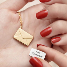 Personalised Envelope Necklace