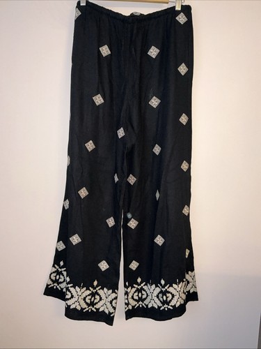 Next black embroidered linen - next,