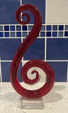 Murano Glass Hand Blown Red