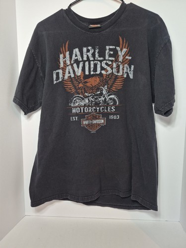 Harley davidson tshirt black - harley,