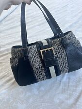AUTHENTIC  Designer  Carolina Herrera Black Monogram Handbag