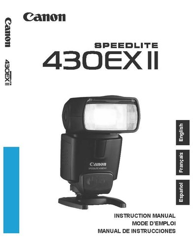 Canon 430ex mark - mark, ii