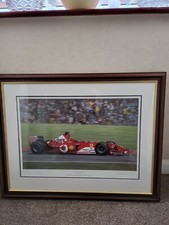 Michael Schumacher Print  By Ray Goldsbrough