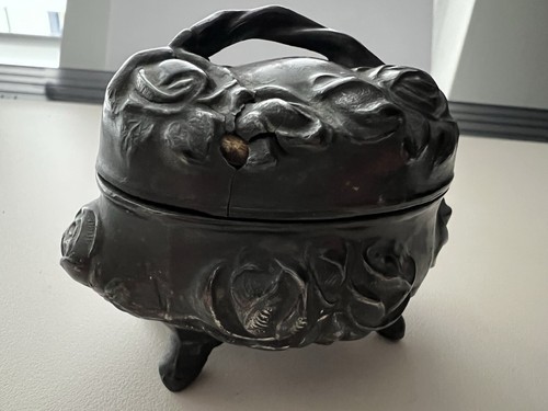 Antique jewelry trinket box - antique,