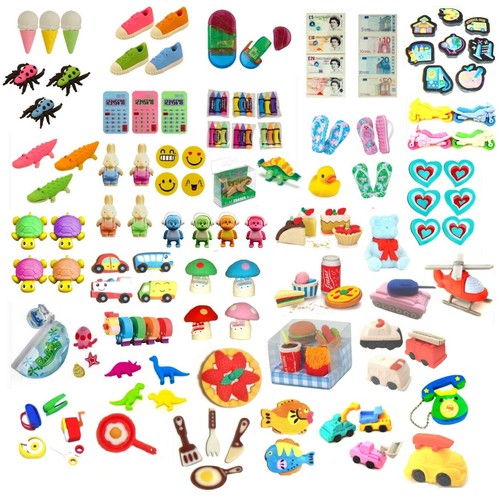Choice novelty erasers - choice, 3d
