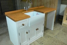 Freestanding Sink Unit Appliance Gap with 40mm oak- In stock and ready to go now