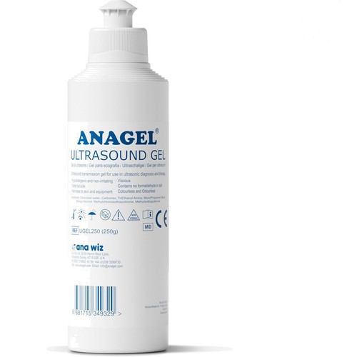 250ml aqueous ultrasound - 250ml, gel