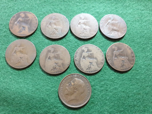 George half pence 1911 - x,