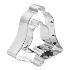 Bell Cookie Cutter Set Assorted Sizes Stainless Steel Polish
