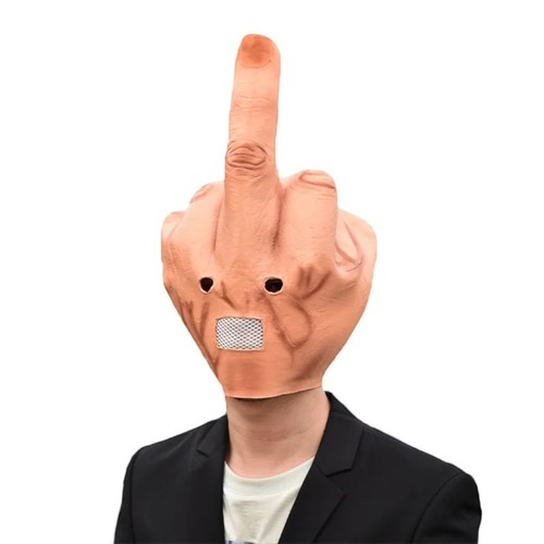 Halloween middle finger - finger, latex