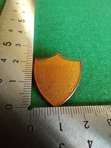 Vintage gold enamel school - enamel,