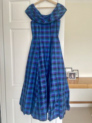 Vintage monsoon tartan silk - vintage,
