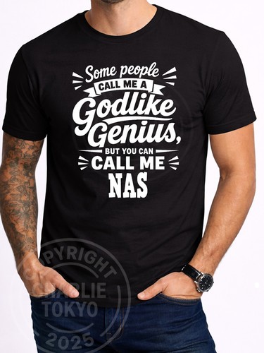 Nas godlike genius black - genius, men's