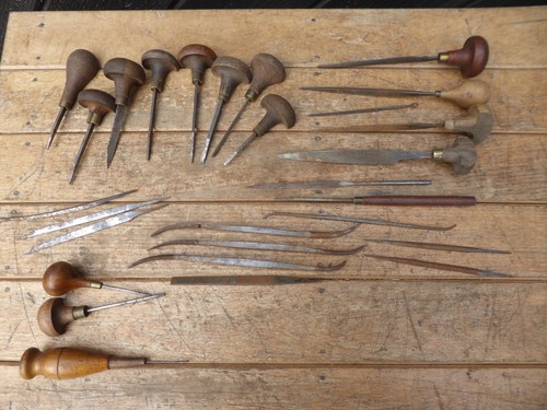 Vintage engraving tools - engraving,