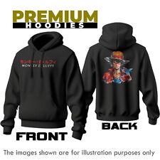 Monkey D. Luffy One Piece PREMIUM Black Hoodie Gift Men Women Unisex - MDL-A01