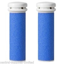 2 x Emjoi Micro Mineral Compatible Pedi Coarse Replacement Rollers 