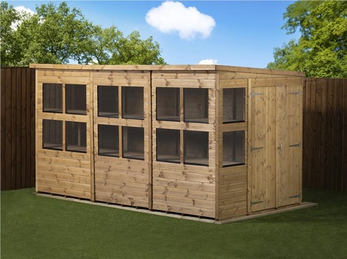 Empire pent potting shed - pent,