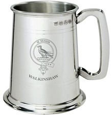 Walkinshaw Clan Crest Tankard