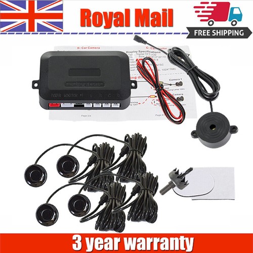 Black parking sensors - 4x, car