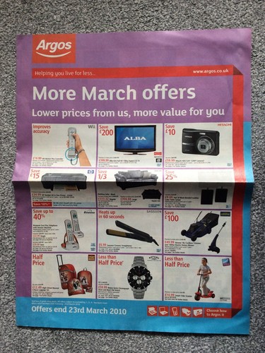 Argos paper catalogue 2010 - argos,