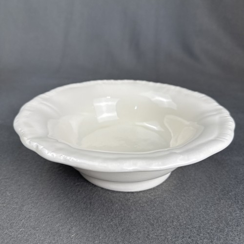 Vintage ceramic white bowl - ceramic,