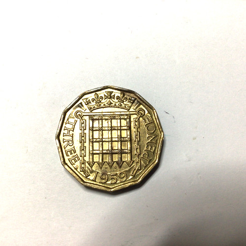 1959 three pence - 1959,