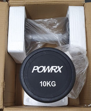 2 x 10kg Round Dumbbells Set