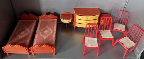 Vintage plastic dolls - vintage, 1:12