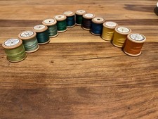 12 x VINTAGE SYLKO WOODEN