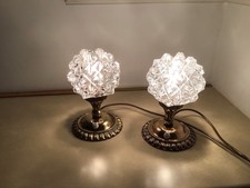 Pair Of Vintage, Bedside Lamps
