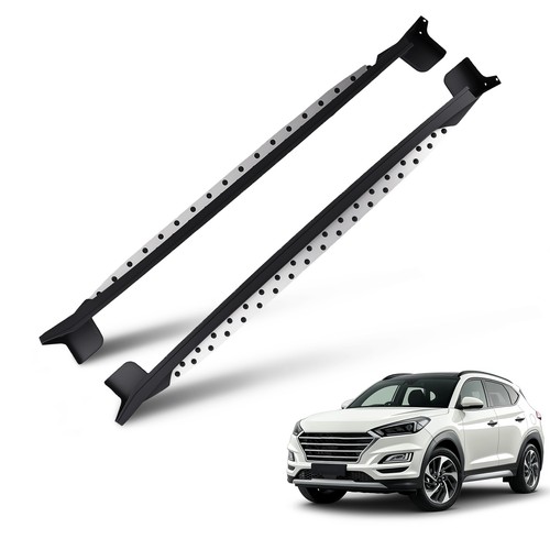 Black side steps running - black,