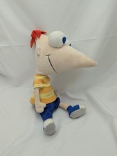 PHINEAS AND FERB Phineas Plush Cuddly Soft Plush Toy Disney Store