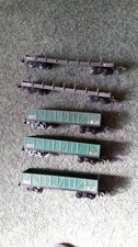 5x Vintage Jouef wagons HO/OO