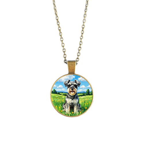 Miniature schnauzer necklace - miniature,