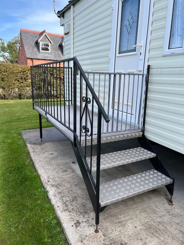 Static caravan veranda - static,