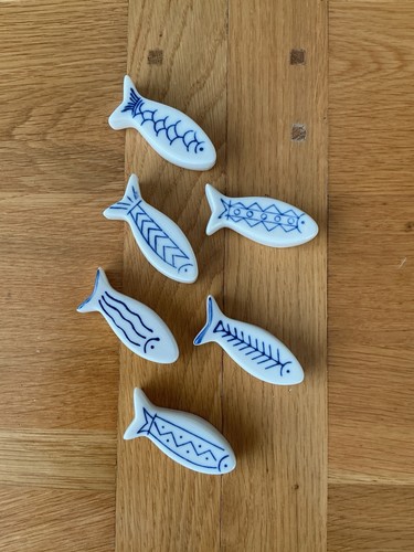 Vintage french porcelain - french, fish