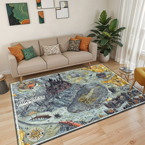 Harry potter hogward map area - harry,