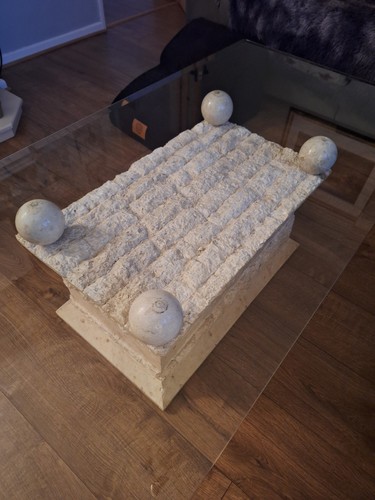 Coffee table with stone - table,