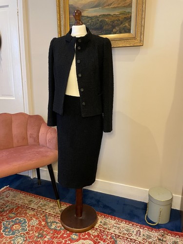Hobbs black wool suit - wool, jacket