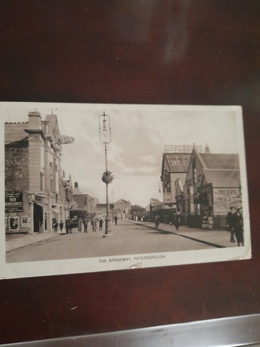 Old postcard the broadway - postcard,