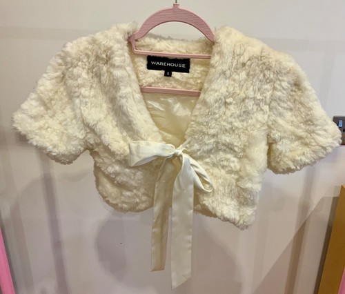 Warehouse fake fur bolero - warehouse,