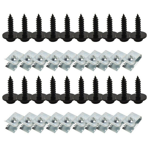 40pc undertray clips screws - clips,