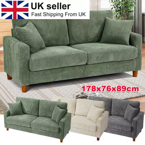 Seater corduroy sofa couch - seater,