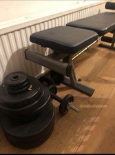 Full  Weight Bench And Weights
