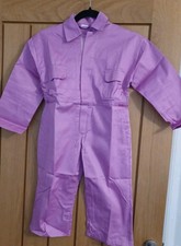 Child's Pink Lightweight Overal Boilersuit Size 32" Chest 