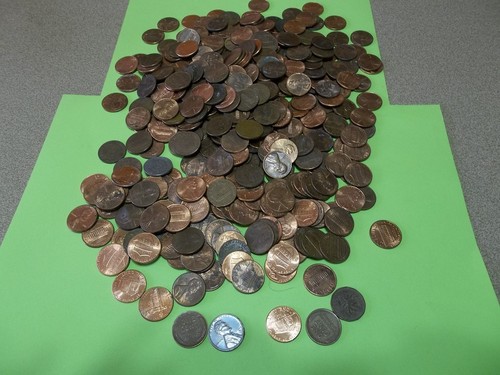 Pounds pennies mixed - of, pennies-