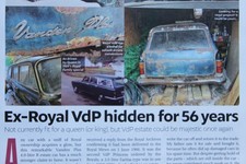 CC 2025 extracted article: VANDEN PLAS 4.0-litre R estate ex-Royal car (1 page)